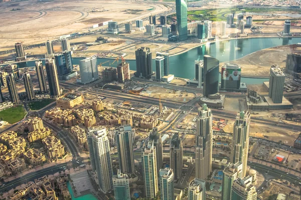 Dubai rascacielos aéreos — Foto de Stock