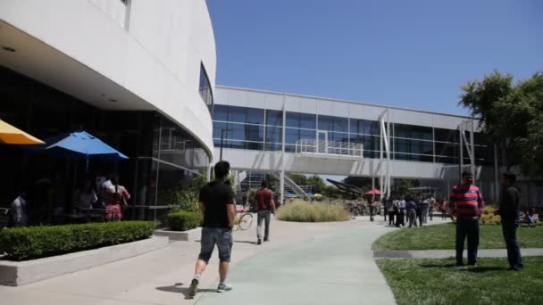 Google headquarters Mountain View — Stock Video