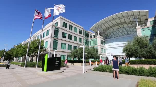 Apple Cupertino California — Stock Video