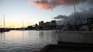 Honolulu waterfront panorama