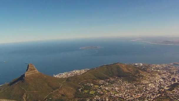 Oroszlán fej Cape Town — Stock videók
