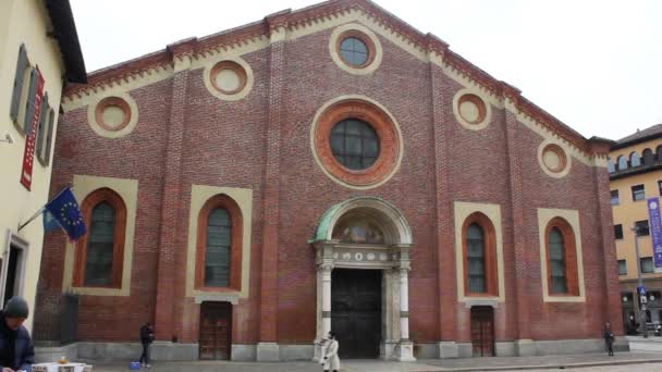 Santa Maria Delle Grazie Mediolan — Wideo stockowe