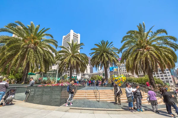 Union Square San Francisco Downtown — Stok fotoğraf