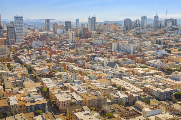 Letecký pohled na San francisco — Stock fotografie