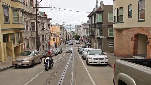 Casas históricas de São Francisco — Vídeo de Stock