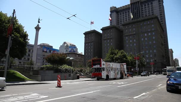 Unione piazza san francisco — Video Stock