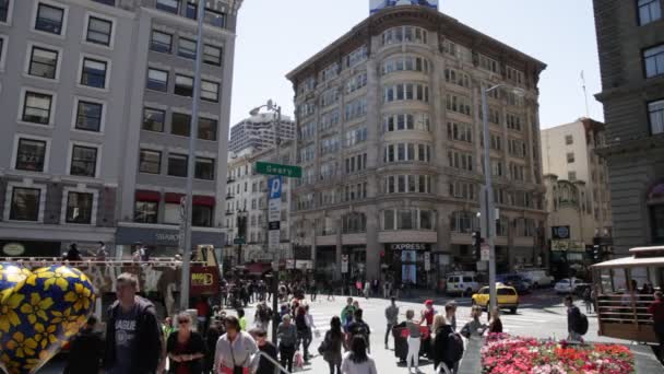 Union Square San Francisco Downtown — Stockvideo