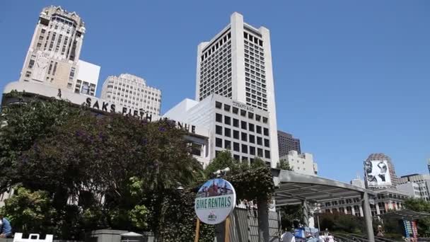 Юніон-сквер San Francisco — стокове відео