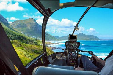 Helikopter Cape Yarımadası'nda