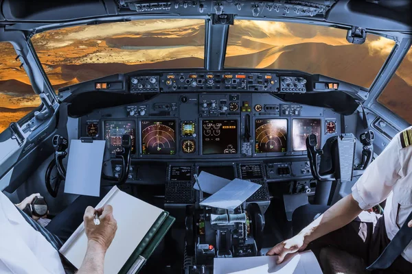 Cockpit  in Sossusvlei Desert — Φωτογραφία Αρχείου