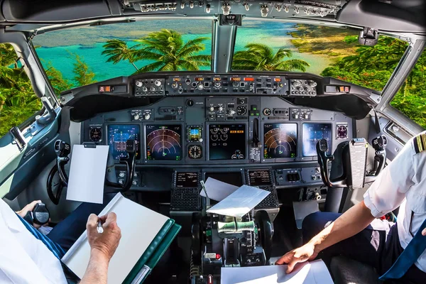 Kauai aus dem Cockpit — Stockfoto