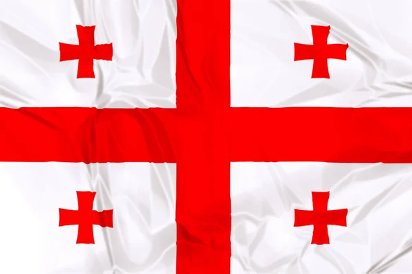 Флаг Грузии — стоковое фото