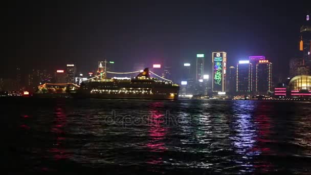 Гонконгский горизонт — стоковое видео