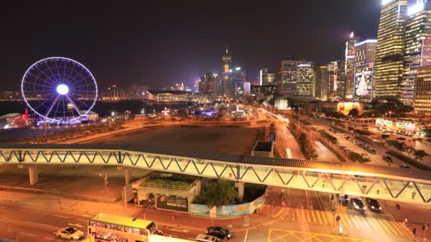 Hong kong Stadtbild — Stockvideo