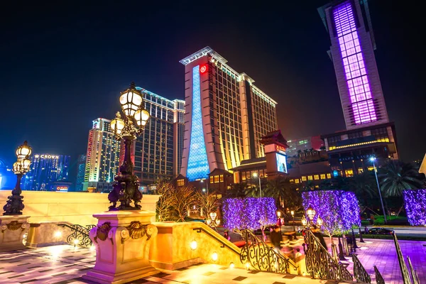 Cotai Strip Macao noche — Foto de Stock