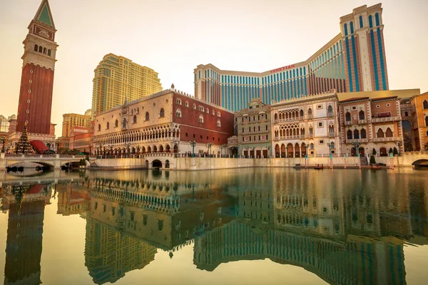 Macao horizonte puesta de sol — Foto de Stock