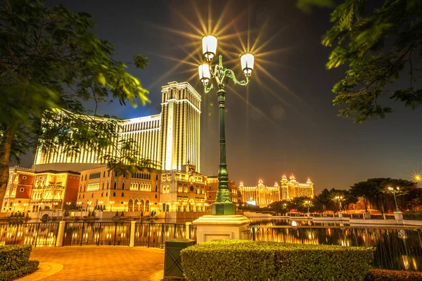 Macao veneciano por la noche — Foto de Stock