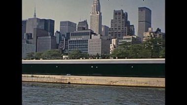 Vintage New York skyline