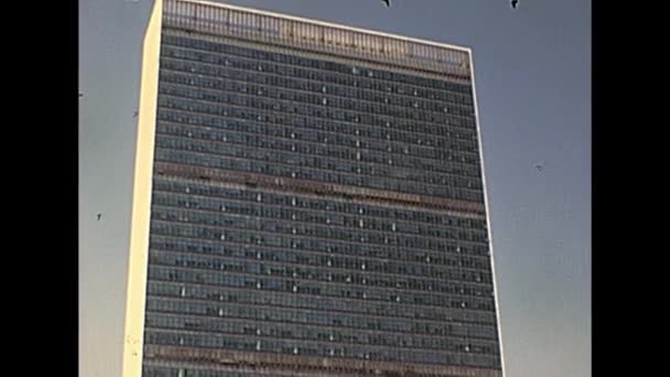 United Nations building — Stock Video