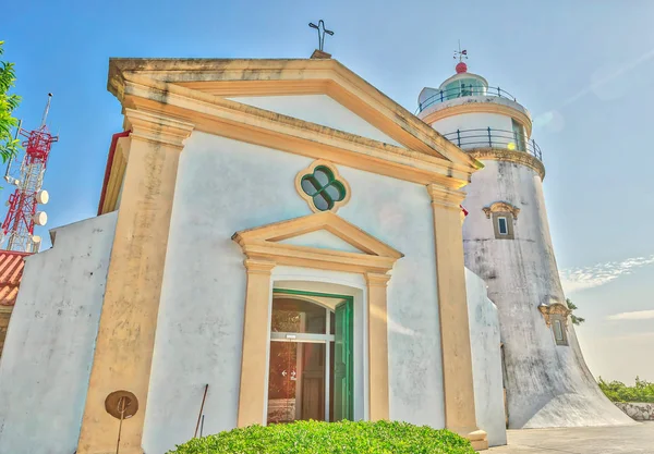 Guia Chapel and Lighthouse Macau — Stock Photo, Image