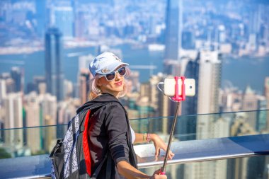 Victoria Peak Gezgin selfie