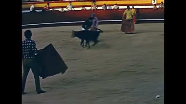 Ibiza bullfighting arena — Stock Video