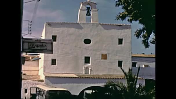 Historisches Sant Josep Ibiza — Stockvideo