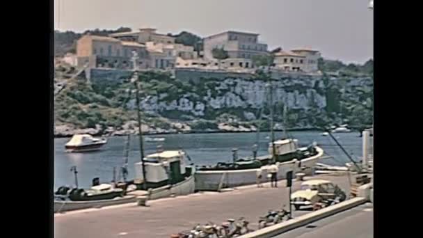 Hafenpanorama Mallorca — Stockvideo