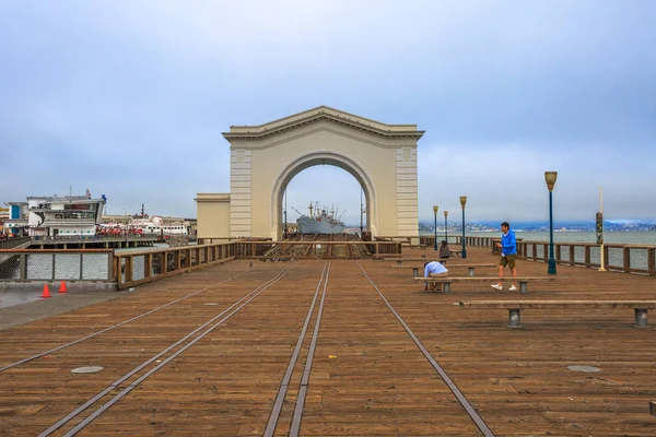 Eski liman kapısı Fisherman's Wharf — Stok fotoğraf