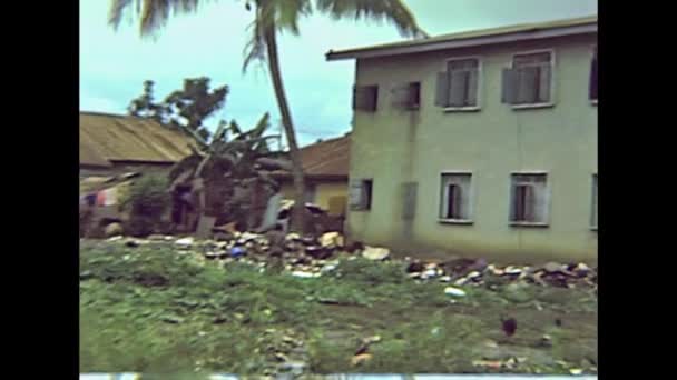 Lagos Nigéria házak — Stock videók