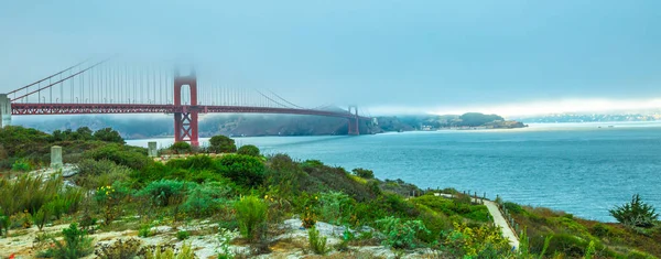 Cancello d'oro ponte panorama — Foto Stock