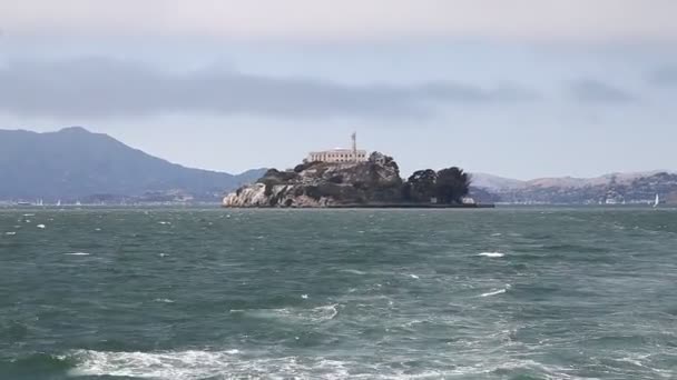 Alcatraz eiland san francisco — Stockvideo