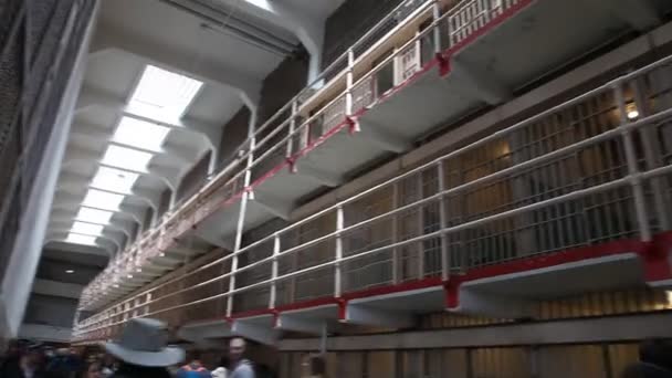 Células superiores de Alcatraz — Vídeo de Stock