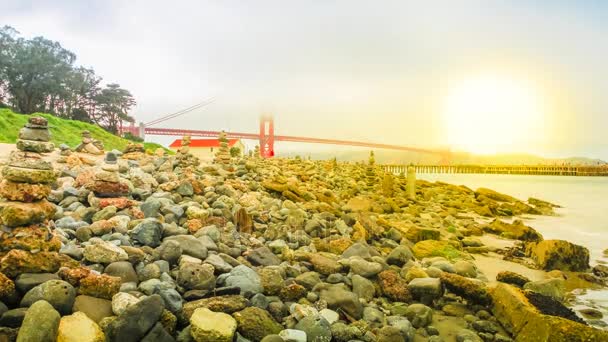 Puerta de oro San Francisco — Vídeo de stock