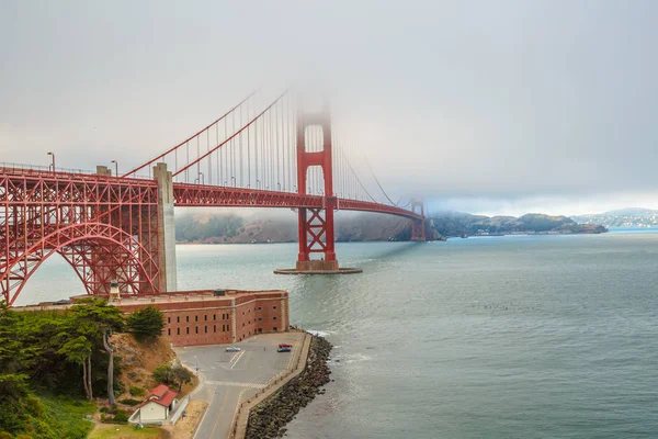 Ponte Golden Gate Fort Point — Fotografia de Stock