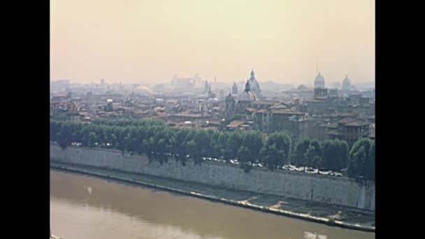 De skyline van Rome — Stockvideo