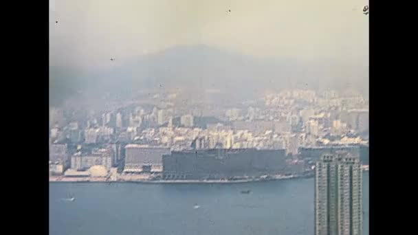 Victoria Peak panorama — Stockvideo