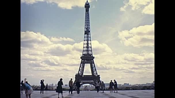 Torre Eiffel Paris — Vídeo de Stock