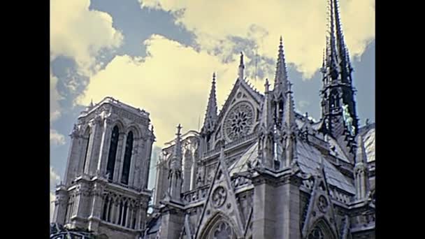 Notre dame Paříž — Stock video