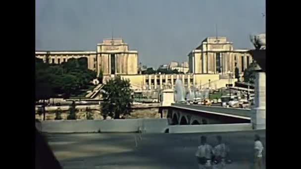 Palais de chaillot Párizs — Stock videók