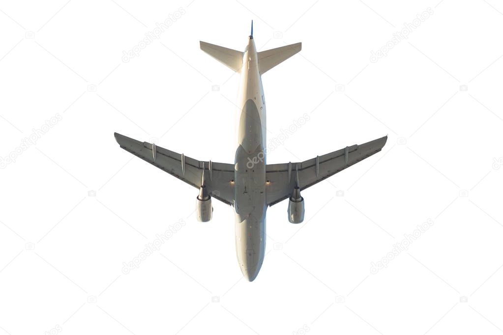 aircraft isolated on white