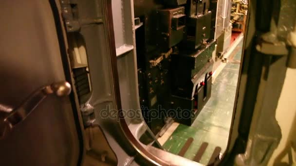 潜艇引擎入口 — 图库视频影像