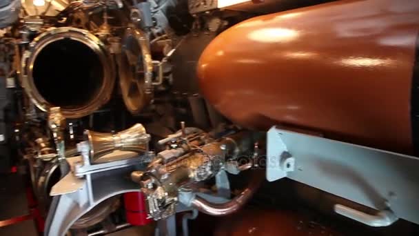 Onderzeese torpedo kamer — Stockvideo