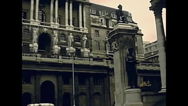 Londen Bank of England — Stockvideo