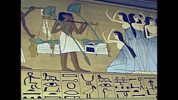 Britisches Museum altes Ägypten — Stockvideo