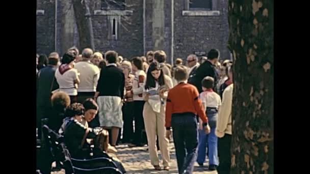 Château de Londres touristes — Video