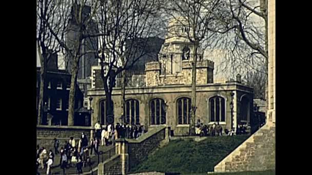 Torre de los turistas de Londres — Vídeos de Stock