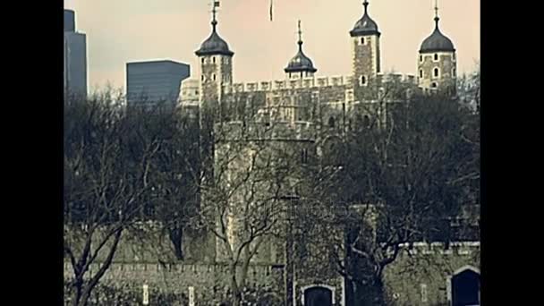 Turm von London — Stockvideo