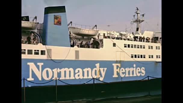 Dover Normandy feribot — Stok video