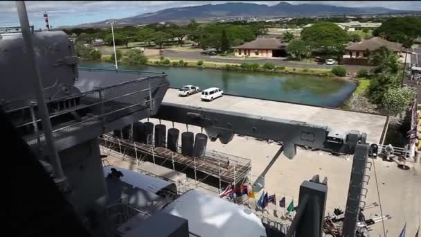 USS Missouri memorial — Stock videók